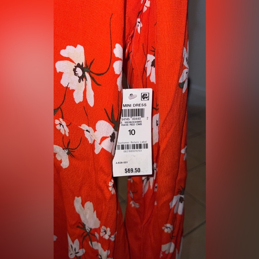 Trendy Print Collared Surplice-Neck Dress, Created for Macy's - Picture 3 of 5